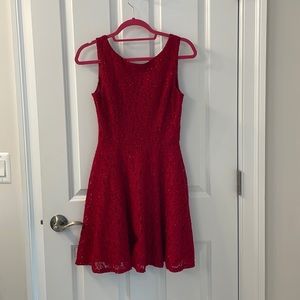 Red sparkle dress size small by speachless